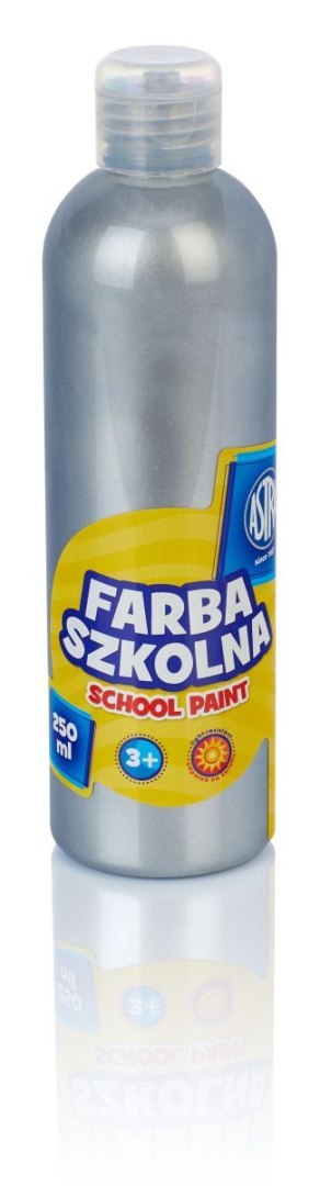 Farby plakatowe Astra szkolne kolor: srebrny 250ml 1 kolor. Astra Farby plakatowe Astra szkolne kolor: srebrny 250ml 1 kolor. Astra