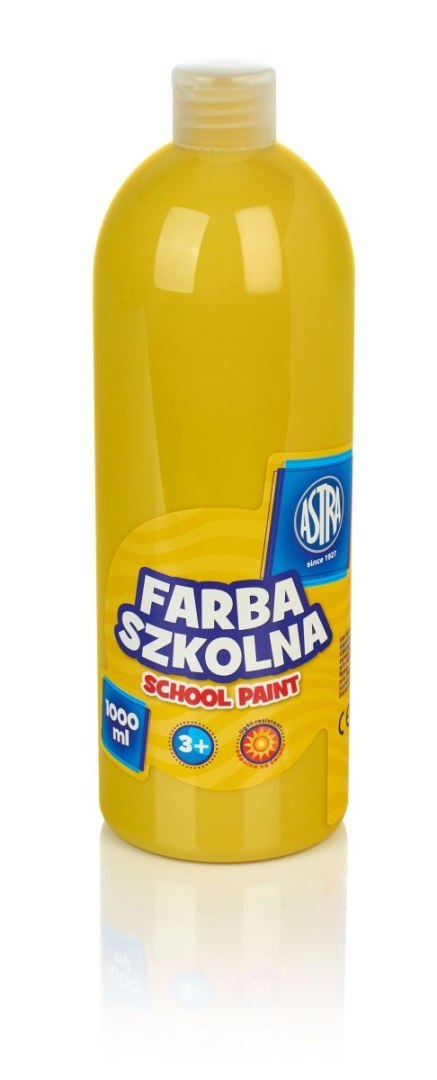 Farby plakatowe Astra szkolne kolor: żółty 1000ml 1 kolor. Astra Farby plakatowe Astra szkolne kolor: żółty 1000ml 1 kolor. Astra