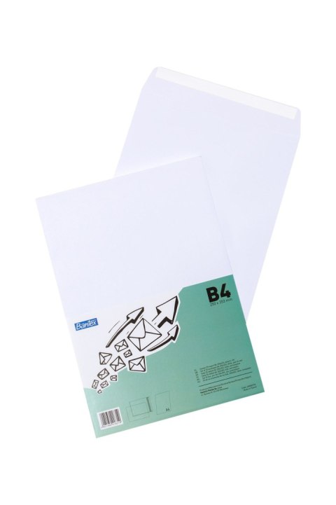 Koperta Bantex HK B4 biały [mm:] 250x353 (400085702) 25 sztuk Bantex