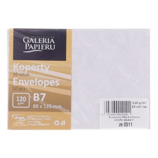 Koperta Galeria Papieru róże B7 biała [mm:] 88x125 (280511) 10 sztuk Galeria Papieru