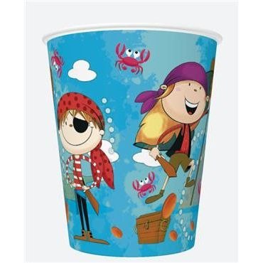 Kubek jednorazowy Pol-mak daisy papier 250ml (01) Pol-mak