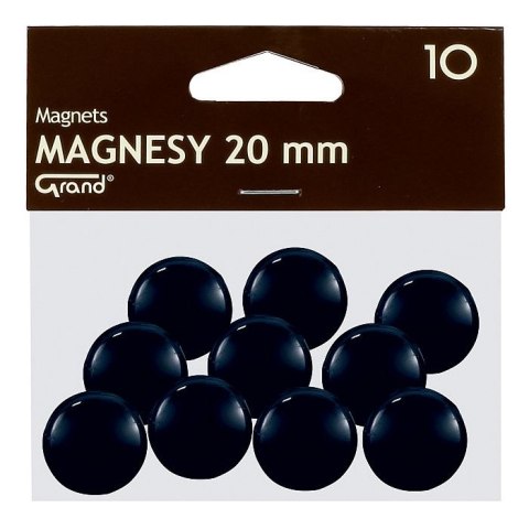 Magnes Grand czarny [mm:] 20 (130-1687) 10 sztuk Grand