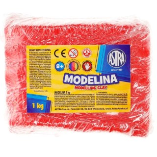 Modelina Astra 1 kol. Brak czerwona 1000g Astra