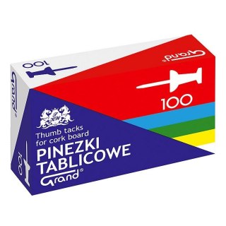 Pinezki Grand tablicowe kolor: mix 100 szt (110-1655) Grand