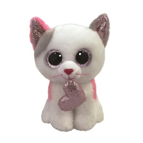 Pluszak Ty Beanie Boos MILENA biały kot z sercem [mm:] 150 (TY36567) Ty