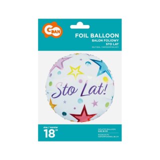 Balon foliowy Godan Sto Lat 18 cali 18cal (FG-ODSL) Godan