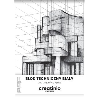 Blok techniczny Top 2000 Creatinio A4 biały 170g 10k (400176667) Top 2000