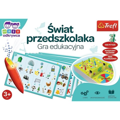 Gra edukacyjna Trefl Świat przedszkolaka Mały Odkrywca i Magiczny ołówek Świat przedszkolaka Magiczny ołówek (02112) Trefl