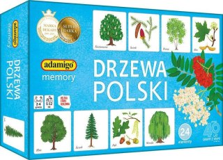 Gra pamięciowa Adamigo DRZEWA POLSKIE Adamigo