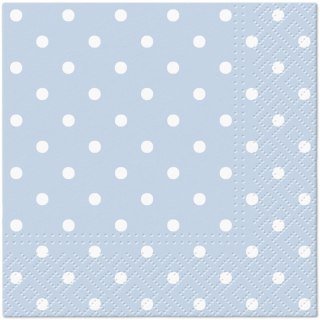 Serwetki Paw Dots Light blue mix nadruk bibuła [mm:] 250x250 (SDC066055) Paw