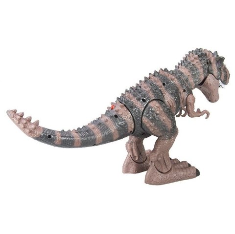 Figurka Lean Dinozaur Na Baterie Tyranozaur Rex Chodzący Brązowy (361) Lean