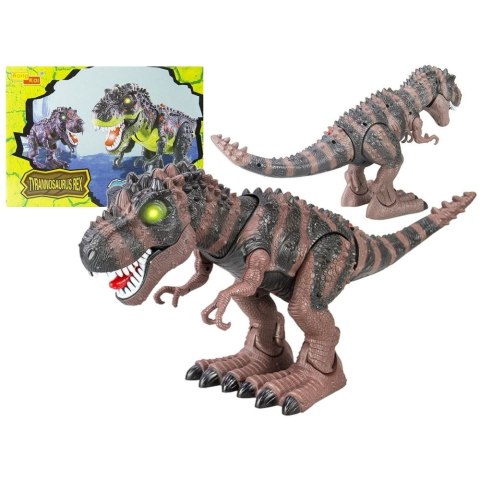 Figurka Lean Dinozaur Na Baterie Tyranozaur Rex Chodzący Brązowy (361) Lean