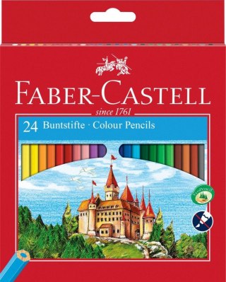 Kredki ołówkowe Faber Castell Zamek 24 kol. (120124) Faber Castell