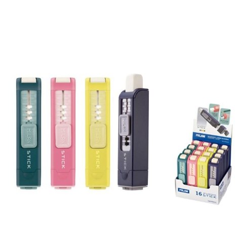 Temperówko-gumka Milan Stick (4702116) Milan Temperówko-gumka Milan Stick (4702116) Milan