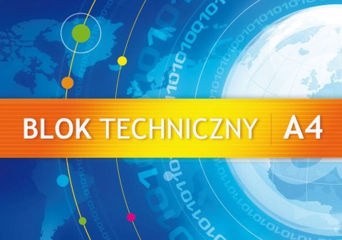 Blok techniczny Kreska A4 biały 240g 10k [mm:] 210x297 Kreska