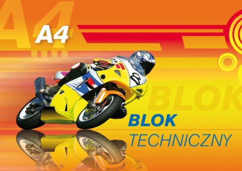 Blok techniczny Kreska A4 biały 240g 10k [mm:] 210x297 Kreska