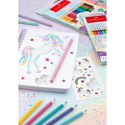 Kredki ołówkowe Faber Castell Unicorn 10+3 kol. (201542 FC) Faber Castell