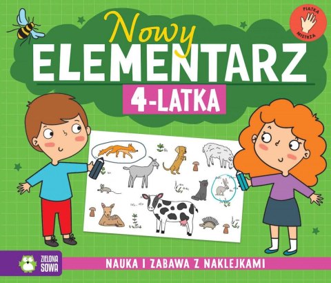 Książeczka edukacyjna Zielona Sowa Nowy elementarz 4-latka Zielona Sowa Książeczka edukacyjna Zielona Sowa Nowy elementarz 4-latka Zielona Sowa