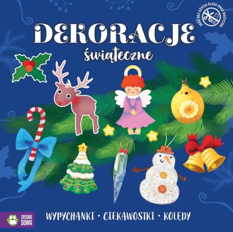 Książeczka edukacyjna Zielona Sowa Świąteczne wypychanki. Dekoracje świąteczne Zielona Sowa Książeczka edukacyjna Zielona Sowa Świąteczne wypychanki. Dekoracje świąteczne Zielona Sowa