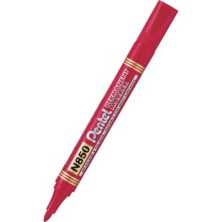 Marker permanentny Pentel czerwony 1,5mm okrągła końcówka Pentel
