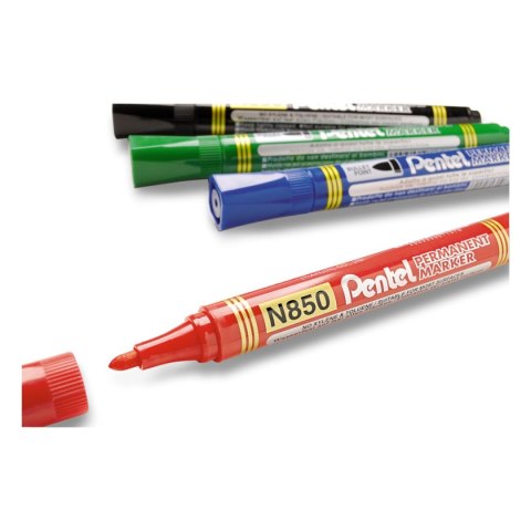 Marker permanentny Pentel czerwony 1,5mm okrągła końcówka Pentel Marker permanentny Pentel czerwony 1,5mm okrągła końcówka Pentel