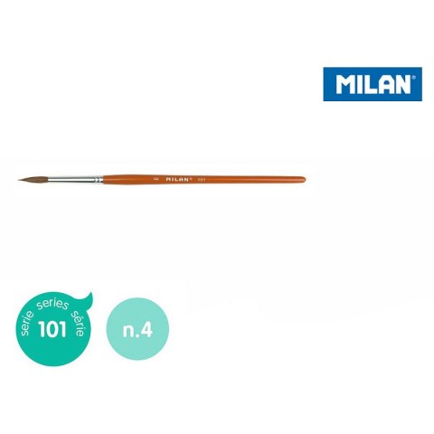 Pędzel Milan 101 4 nr 4 (80304/12) Milan Pędzel Milan 101 4 nr 4 (80304/12) Milan