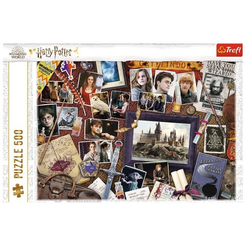Puzzle Trefl Pamiątki z Hogwartu 500 el. (37400) Trefl Puzzle Trefl Pamiątki z Hogwartu 500 el. (37400) Trefl