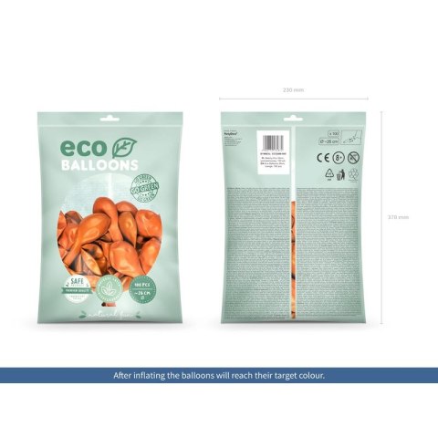 Balon gumowy Partydeco Metalizowane Eco Balloons pomarańczowy 260mm (ECO26M-005) Partydeco Balon gumowy Partydeco Metalizowane Eco Balloons pomarańczowy 260mm (ECO26M-005) Partydeco