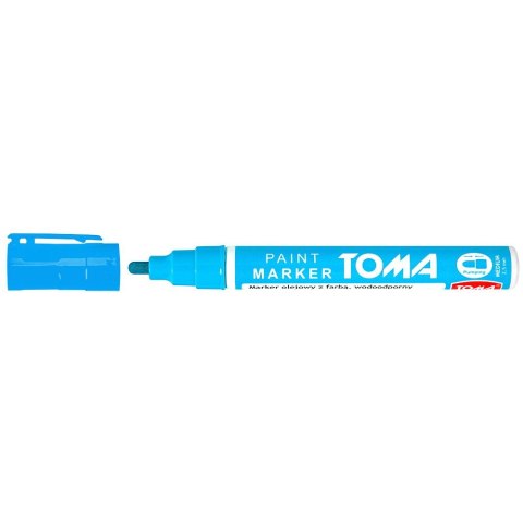 Marker olejowy Toma JASNO NIEBIESKI niebieski jasny 2,5mm okrągła końcówka (to-40) Toma Marker olejowy Toma JASNO NIEBIESKI niebieski jasny 2,5mm okrągła końcówka (to-40) Toma