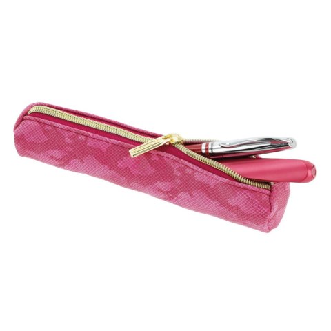 Piórnik Herlitz Kosmetyczka Okrągła Snake róż 50046614 (300001584) Herlitz Piórnik Herlitz Kosmetyczka Okrągła Snake róż 50046614 (300001584) Herlitz