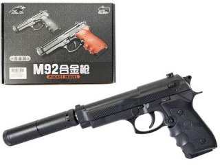 Pistolet Cabo Toys z tłumikiem, na kulki (A163) Cabo Toys