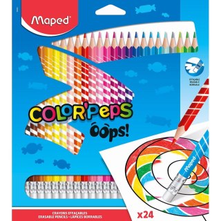 Kredki ołówkowe Maped Colorpeps 24 kol. (832824) Maped