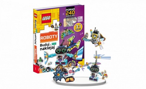 Książka dla dzieci Ameet Lego® Books Buduj i naklejaj: Roboty (BLW-6602) Ameet Książka dla dzieci Ameet Lego® Books Buduj i naklejaj: Roboty (BLW-6602) Ameet