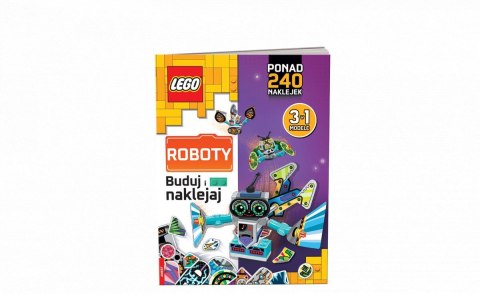 Książka dla dzieci Ameet Lego® Books Buduj i naklejaj: Roboty (BLW-6602) Ameet Książka dla dzieci Ameet Lego® Books Buduj i naklejaj: Roboty (BLW-6602) Ameet