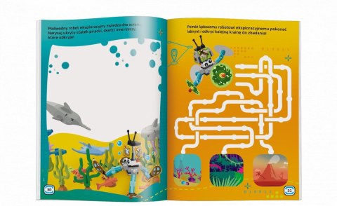 Książka dla dzieci Ameet Lego® Books Buduj i naklejaj: Roboty (BLW-6602) Ameet Książka dla dzieci Ameet Lego® Books Buduj i naklejaj: Roboty (BLW-6602) Ameet
