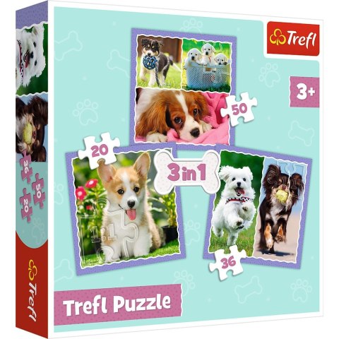 Puzzle Trefl 4w1 el. (34854) Trefl Puzzle Trefl 4w1 el. (34854) Trefl