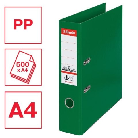 Segregator dźwigniowy Esselte No.1 Power A4 75mm zielony (811360) Esselte Segregator dźwigniowy Esselte No.1 Power A4 75mm zielony (811360) Esselte