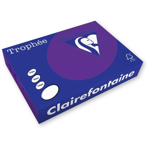 Papier kolorowy Trophee kolorowy A4 fioletowy 160g (xca41018) Trophee