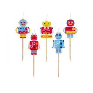Świeczka urodzinowa Godan pikery robot, 5 szt. (SF-PROB) Godan