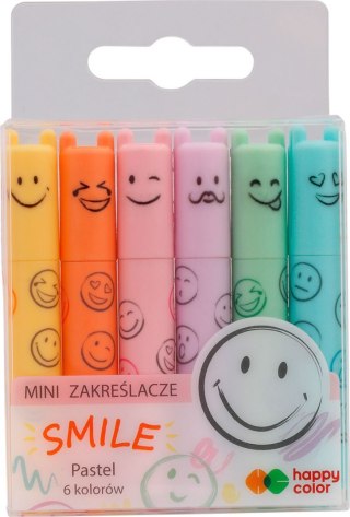 Zakreślacz Happy Color smile mix (HA 4130 02PA-WP6) Happy Color