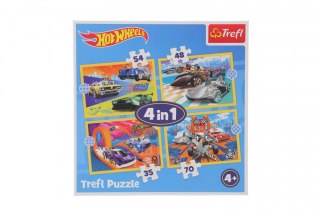 Puzzle Trefl Hot Wheels 4w1 Pojazdy 4w1 el. (34627) Trefl