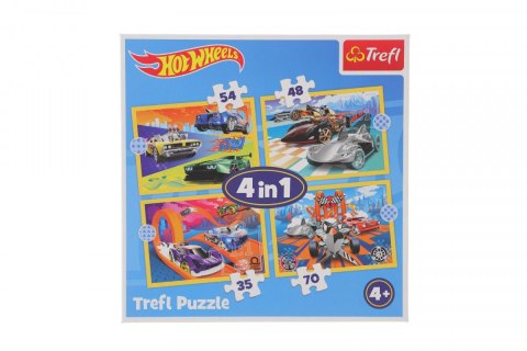 Puzzle Trefl Hot Wheels 4w1 Pojazdy 4w1 el. (34627) Trefl Puzzle Trefl Hot Wheels 4w1 Pojazdy 4w1 el. (34627) Trefl