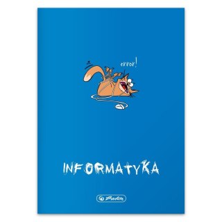 Zeszyt Herlitz Informatyka Eco PP 9500097 A5 60k. 70g kratka (400198104) Herlitz