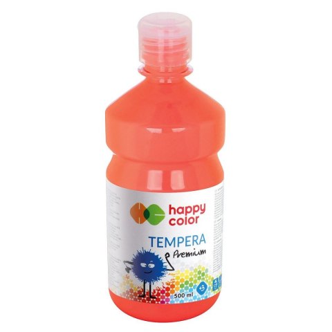 Farba tempera Happy Color kolor: koralowy 500ml 1 kolor. (HA 3310 0500-40) Happy Color