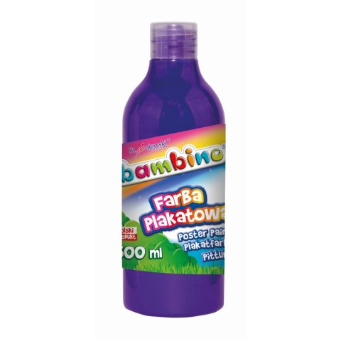 Farby plakatowe Bambino Bambino w butelce 500 ml kolor: fioletowy 500ml 1 kolor. (fioletowa) Bambino Farby plakatowe Bambino Bambino w butelce 500 ml kolor: fioletowy 500ml 1 kolor. (fioletowa) Bambino