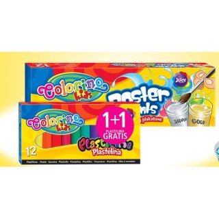 Farby plakatowe Patio colorino kolor: mix 20ml 12 kolor. (13239PTR/DUO) Patio
