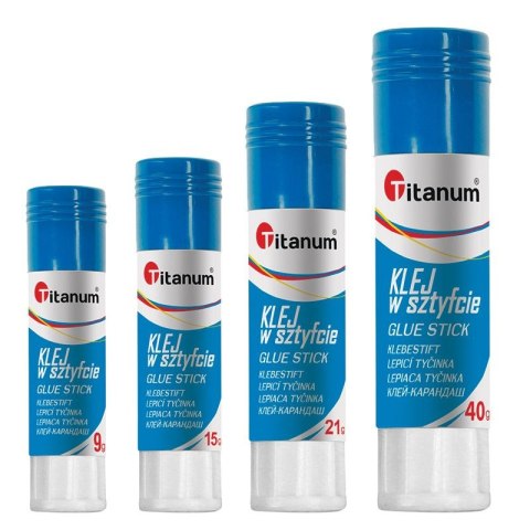 Klej w sztyfcie Titanum PVA new 25g Titanum Klej w sztyfcie Titanum PVA new 25g Titanum