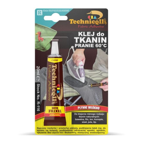 Klej w tubie Technicqll do tkanin 20ml (R-116) Technicqll