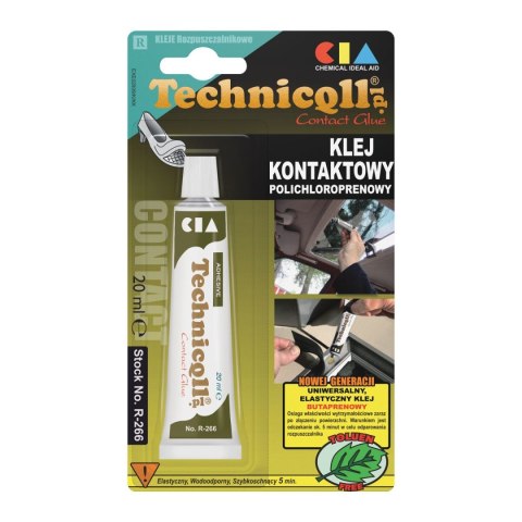 Klej w tubie Technicqll kontaktowy 20ml (R-266) Technicqll