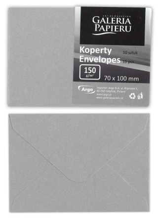 Koperta Galeria Papieru pearl jasnosrebrny srebrna [mm:] 70x100 (280440) 10 sztuk Galeria Papieru